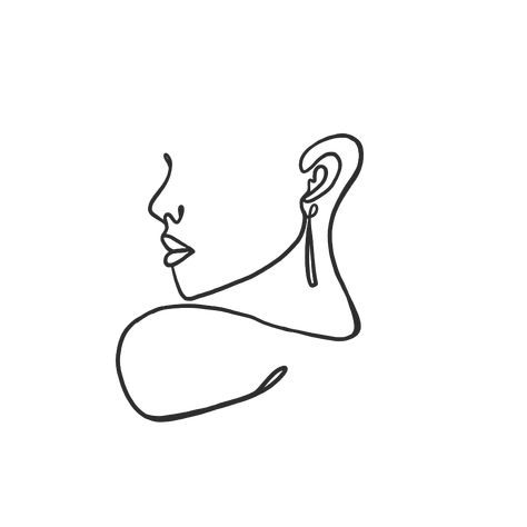 Women's Boutique on Behance Earrings Drawing, Ivy Clothing, Online Store Design, Jewelry Making Business, Makeup Artist Logo, Single Line Drawing, Artist Logo, Line Drawings, Art Earrings