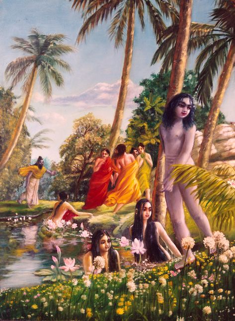 Iskcon Paintings, Krsna Art, Srimad Bhagavatam, Hare Rama Hare Krishna, Krishna Hindu, Art Spiritual, Indian Goddess, Shiva Photos, Hinduism Art