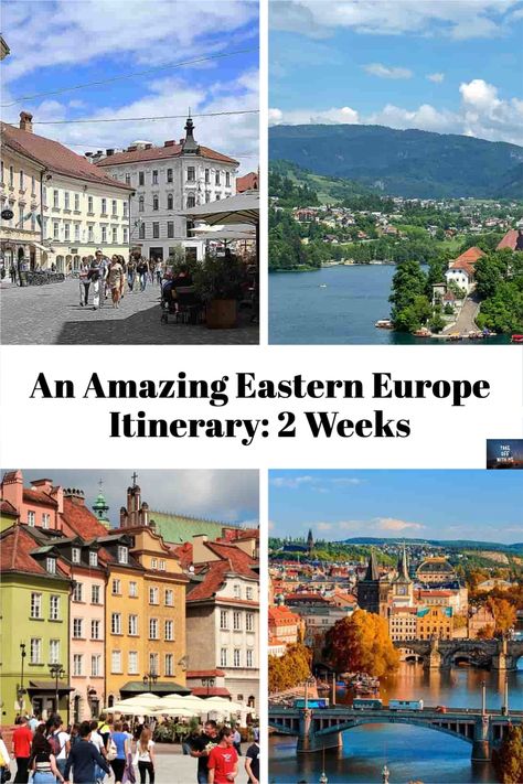 A 2-week Eastern Europe itinerary to see the best places in the region Europe Itinerary 2 Weeks, Eastern Europe Travel Itinerary, Eastern Europe Itinerary, Europe Itinerary, 7 Seas, European Itineraries, Europe Train, Train Trip, Eastern Europe Travel