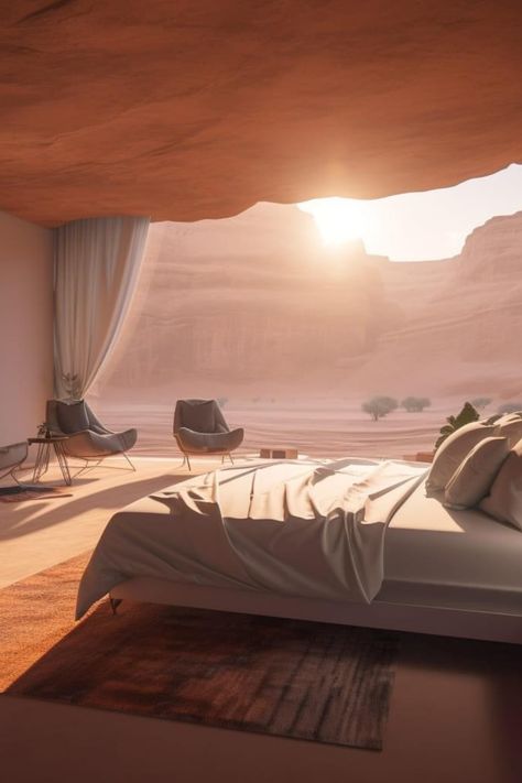 A modern luxury bedroom showcasing exquisite lighting fixtures, creating a serene and captivating ambiance Arabic Interior Design, Brutal Architecture, Mountain Interiors, Suits Accessories, Moroccan Living Room, Point Design, Bedside Lamps, Unusual Homes, Elegant Chandeliers