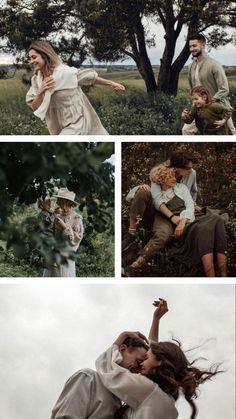 Family Photos Whimsical, Rural Family Photos, Magical Family Photoshoot, Cottage Core Family Aesthetic, Fairytale Family Photoshoot, Vintage Style Family Photoshoot, Family Of 5 Lifestyle Photography, Untraditional Family Photos, Earthy Family Photoshoot