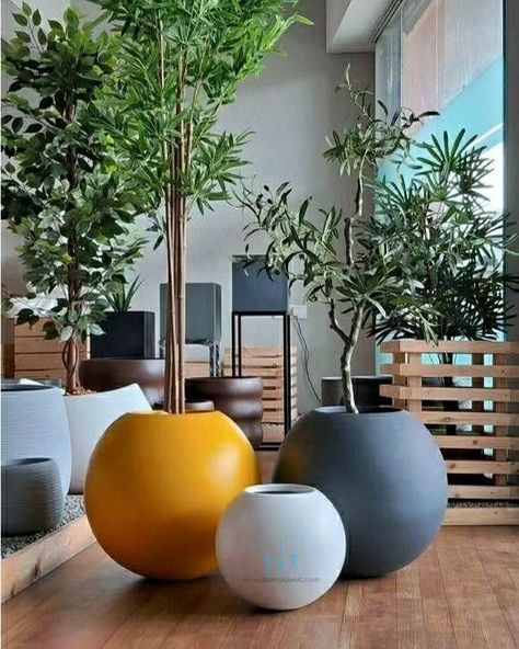 The Globe Shaped FRP Planter With Its Handcrafted Matte Finished Body And Clean Lines Adds A Unique And Minimalistic Touch To Any Spaces. Showcase Your Favorite Plants In Style And Bring A Touch Of Natural Charm To Your Interior. Using Fiberglass Planters In Your Plantscaping Designs Is A Great Way To Enhance The Beauty Of Any Indoor Or Outdoor Landscape. Their Durable, Commercial Grade Construction And Vast Color Choices Make Fiberglass Plant Containers An Interiorscape And Exterior Landscap... Frp Planters, Exterior Landscaping, Plant Containers, Fiberglass Planters, Outdoor Landscape, Outdoor Landscaping, Container Plants, Color Choices, Clean Lines