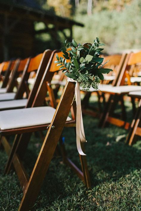 Rustic fall wedding at Swann Lake Stables Fall Wedding Aisle, Ceremony Space Decor, Wedding Aisle Outdoor, Greenery Wedding Decor, Wedding Ceremony Ideas, Greenery Arrangements, Wedding Aisle Decorations, Rustic Fall Wedding, Fall Wedding Decorations