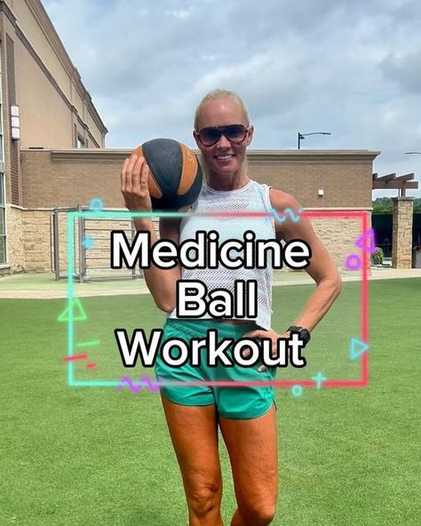 Janet Roberson Smith on Instagram: "8 MEDICINE BALL EXERCISES // STRENGTH & POWER

I’m sharing my 8️⃣ favorite ways to use a med ball‼️

Medicine balls challenge your balance ⚖️ and core strength and are a great way to add some pop💥to your workout. 

☑️ SAVE FOR LATER 

Med balls are incredibly versatile, inexpensive, and underrated tools for generating power, building strength, and gaining overall fitness. 💪🏼

#medball #medicineball #ballworkout #coreworkout #medballworkout #fullbodyworkouts #fitover40 #fit #totalbodyworkout #buildmuscle #womenthatlift" Weighted Ball Exercises, Medicine Ball Exercises, Generating Power, Ball Workouts, Medicine Ball Workout, Ball Workout, Weight Ball, Building Strength, Medicine Balls