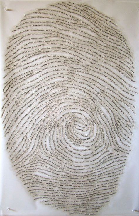 Thumbprint Art, Fingerprint Art, Thumb Print, Newspaper Art, Thumb Prints, Gcse Art, Identity Art, A Level Art, Text Art