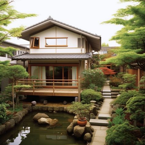 Traditional Japanese homes where timeless design blends perfectly with modernity and steps into a world of serenity. Every aspect reflects a harmoniou... Check more https://cfeer.com/23-japanese-homes-design-blends-perfectly-with-modernity-and-steps-into-a-world-of-serenity/ Japanese Style Houses, Japanese Modern House Exterior, Japanese Exterior House, Modern Japanese House Exterior, Traditional Japanese House Plans, Japanese House Modern, Japanese House Layout, Japanese House Exterior, Mt Komorebi