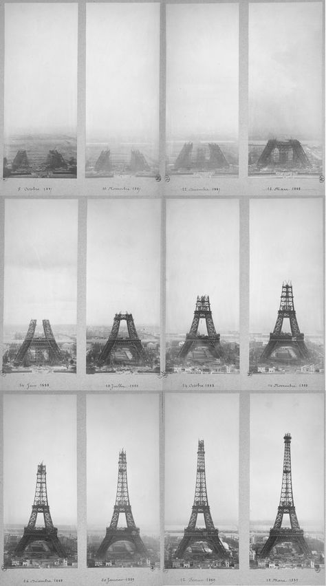 #SMO1, #SMO3, #SMO4. Building the Eiffel Tower (vertical). Henry Guttman, 1889. http://mashable.com/2015/10/14/building-eiffel-tower Santa Christmas Nails, Gracie Abrams Hair, Hair Inspo Aesthetic, Nails New Year, Vacation Makeup, Lila Moss, Italian Coast, Paris Dream, Paris Vibes