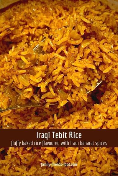 A delicious baharat-spiced vegan rice dish inspired by Iraqi tebit – a slow cooked Shabbat stew enjoyed across the Middle East. #rice #vegan #spice #recipe #worldfood #easyrecipe #sidedish Iraq Recipe, Vegan Middle Eastern Food, Syrian Rice Recipe, Iraqi Biryani Recipe, Iraqi Recipes, Arabian Recipes, Vegan Rice Dishes, Iraqi Cuisine, Iranian Recipes