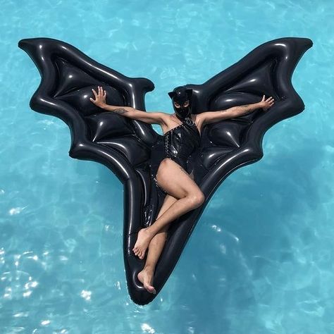 Them: Where Do You See Yourself In 5 Years Time? Me: Here… 🦇⁠ •⁠ 📸 by @azulawitch⁠ •⁠ #KILLSTAR #GOTHSWIMWEAR #DARKFASHION #GOTHPOOL Goth Pool, Summer Goth, Halloween Queen, Halloween 1, See Yourself, Pool Floats, Water Toys, Witchy Woman, Halloween Celebration