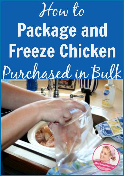 Freeze Chicken, College Theatre, Freezing Chicken, Slob Comes Clean, Dana K White, A Slob Comes Clean, Homemaking Tips, Raw Chicken, Fresh Chicken