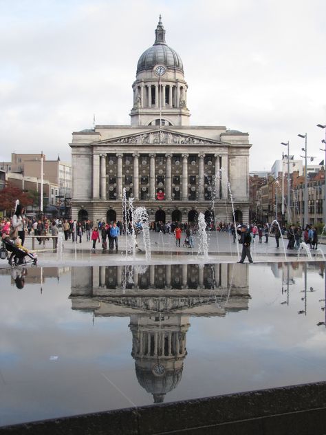 Nottingham City Council building Nottinghamshire England, Nottingham City Centre, Nottingham City, Building Inspiration, Video Project, Sherwood Forest, Leicester City, Video Projection, City Council