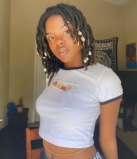 Nose Cuff, Dreads Girl, Juicy Lips, Locs Hairstyles, Loc Styles, American Beauty, Locs, Click The Link, Hair Inspo