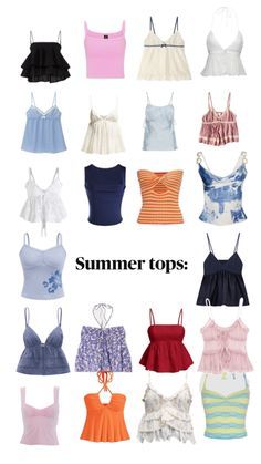 European Summer Outfits 2025, European Summer Outfits Italy, Beach Cruise Outfits, Holiday Clothes Women Summer, Where To Get Cute Summer Clothes, Where To Buy Summer Clothes, Summer Outfits Tank Tops, Summer Outfits Collage, Summer Outfits Australia