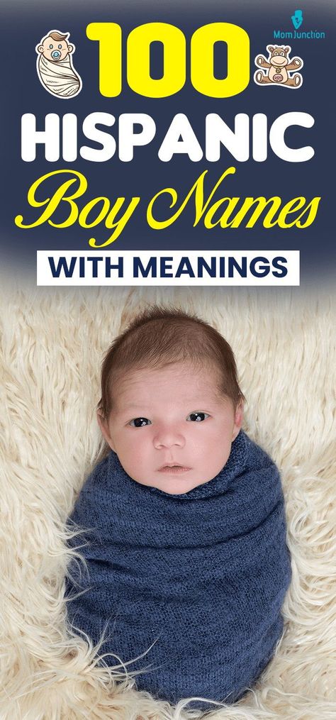 Looking to connect your son with his Hispanic roots? That is a great idea! But choosing a name from the ocean full of beautiful Latin Hispanic boy names is anything but easy. To make things easy for you, we have listed the best 100 Hispanic boy names. Take your pick! Boy Names Hispanic Unique, Hispanic Names Boy, Boy Names Spanish And English, Cute Boy Names Spanish, Hispanic Boy Names Unique, Latin Male Names, Spanish Male Names, Latino Names For Boys, Latin Names Boy