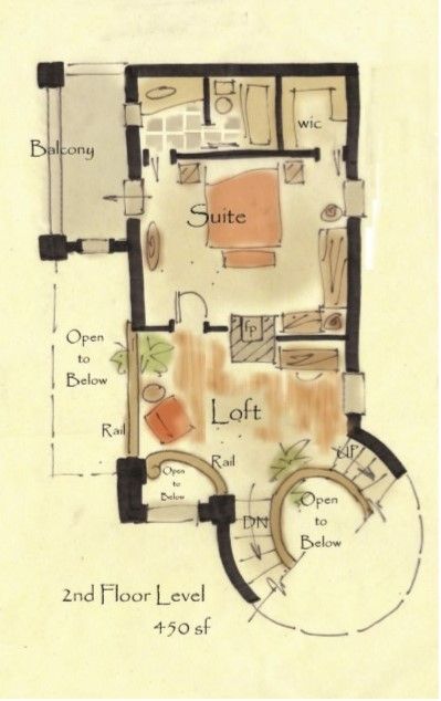 2018-04-14_8_ypro1e Storybook Cottage House Plans, Hobbit House Plans, Castle House Modern, Cottage Castle, Storybook Castle, English Cottage House Plans, Castle Cottage, Detailed House, Tiny Castle