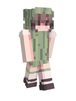 ☆☆☆ Minecraft Mushroom Skin, Minecraft Eyes Skin, Green Hair Minecraft Skin, Mincraft Skinseed, Minecraft Adventurer Skin, Skinseed Minecraft Skins, Minecraft Skin, Blue Shirt, Green Eyes