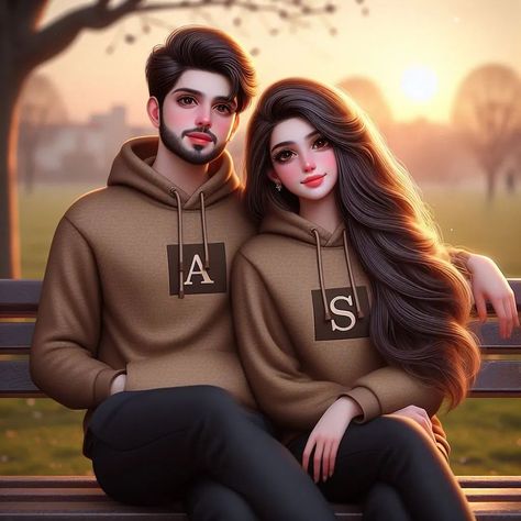 BEAUTIFUL COUPLE - A❤️S . noshipixer #namepost #namedpz #nameinitials #photooftheday #3danimation #aigeneratedart #foryoupage #fyp #promotemyaccount #growmyfollowing #couplegoals #nametshirts #hoodielover #animecouple A S Wallpaper Love, A S Dp, Sk Love Images, Love Pics, Beautiful Dp, Gown Dress Party Wear, Funny Vegetables, Cartoon Couples, Fb Profile Photo