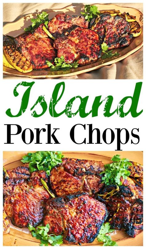 Hawaiian Pork Chops, Recipe With Mango, Mindful Meals, Pineapple Pork Chops, Pork Chop Recipes Grilled, Mango And Pineapple, Pork Chop Recipes Crockpot, Pineapple Pork, Pork Chop Recipes Baked