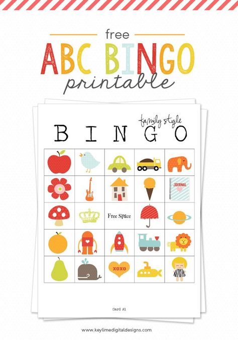 abc-bingo-by-key-lime-digital-designs Abc Bingo, Xoxo Card, Fun Rainy Day Activities, Alphabet Bingo, Printable Bingo Games, Bingo For Kids, Bingo Printable, Letter Activities, Printables Freebies