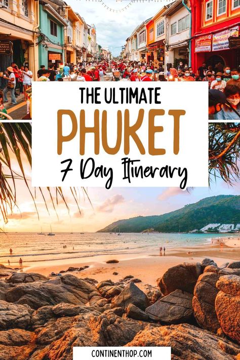 The Ultimate Phuket 7 Day Itinerary | 7 days in Phuket is a good duration to get to explore all the island has to offer. Even if small, Phuket is quite popular and busy, so here’s some of the best foodie, fun and responsible things you can do on a Phuket 7 day itinerary. Phuket Things To Do, Phuket Itinerary, Phuket Thailand Travel, Bangkok Thailand Travel, Things To Do In Phuket, 7 Day Itinerary, Phuket Travel, Things To Do In Bangkok, Thailand Itinerary