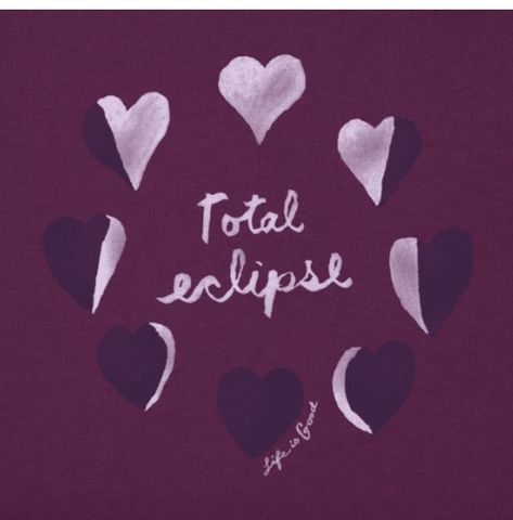 Total Eclipse Of The Heart, Solar Eclipse 2017, Eclipse Of The Heart, Women's Graphic Tees, Total Eclipse, Post Ideas, Help Kids, Solar Eclipse, Children In Need