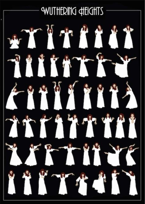 Wuthering Heights Poster Design | The Dots Chloe Chapman, Kate Bush Wuthering Heights, Bronte Sisters, Kate Bush, Wuthering Heights, Guitar Tips, Amazing Grace, Record Producer, Female Artists