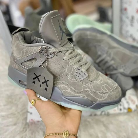 🆕 Latest collection ⤵️ Jordan 4 kaws 10@ top leathr quality glow in dark🌟 41 to 45 2550/- free ship #klickystore #premium #nike #jordan #jordan4kaws #shoes #shoesaddict #adidas Kaws Shoes, Jordan 4 Retro Cool Grey, Jordan 4 Cool Grey, Jordan Retro 4, Retro 4, Jordan 4 Retro, Air Jordan 4, Air Jordan 4 Retro, Bow Sneakers