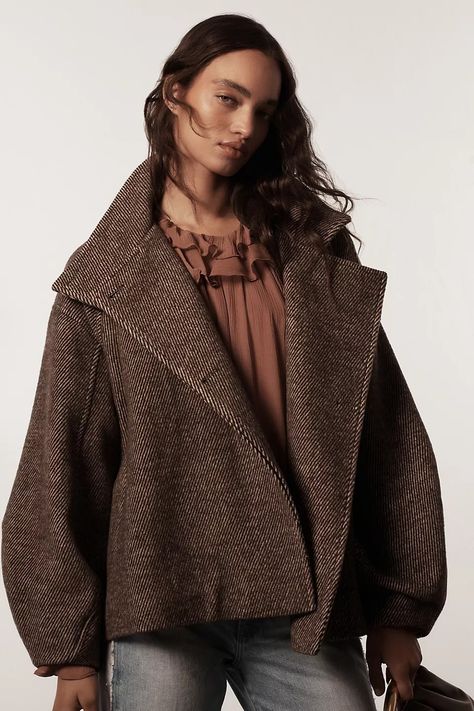 By Anthropologie Herringbone Jacket | Anthropologie Wool Jacket Outfit, Herringbone Jacket, Nyc Shopping, Fall Color Palette, Jacket Outfit, Color Analysis, Warm Autumn, Fall Shopping, 50 Fashion