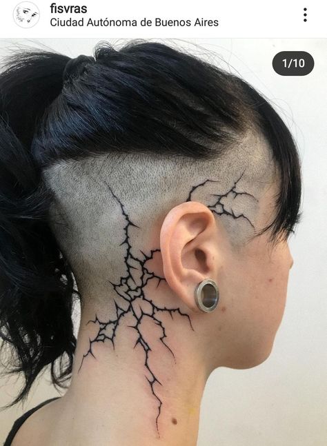 Hairline Tattoo For Women Forehead, Mens Head Tattoo Ideas, Front Neck Tattoos For Men Design, Side Of Head Tattoo Ideas, Side Of The Head Tattoo, Forehead Tattoo Men, Small Sideburn Tattoo, Head Tattoos Women, Side Head Tattoo