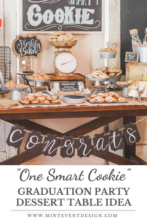 Dessert Bar Party Display, How To Display Decorated Cookies At A Party, Graduation Cookie Table, Displaying Cookies For A Party, Cookie Display Ideas For Graduation, Party Cookie Display, How To Set Up A Dessert Table, How To Display Cookies At A Party, Graduation Sweets Table