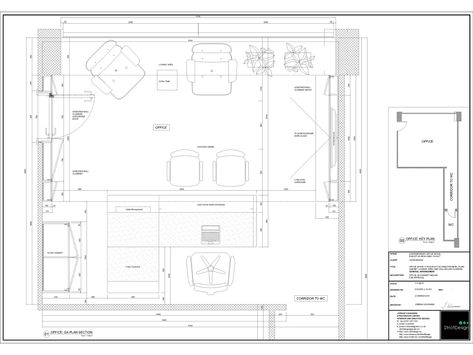 Interior Concept Design Of Office - Executive Director Work Place with Continuous Wall-Ceiling-Wall Cladding, Concealed TV Screen and Grey Flooring. Office Interior Concept, Corporate Office Design Executive, Concealed Tv, Boss Office Interior Design, Executive Office Design Interior, Ceo Office Design, Office Layout Plan, Office Cabin Design, Executive Office Design