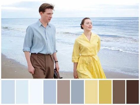 Brooklyn 2015, Seeds Color Palette, Color In Film, Movie Color Palette, Color Theory Art, Seeds Color, Cinema Colours, Color Palette Challenge, Color Script