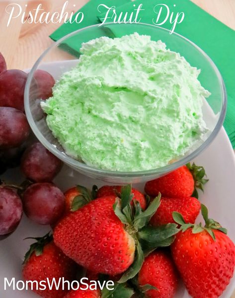 Fruit Dip With Cream Cheese, Pistachio Dip, Dip With Cream Cheese, Fluff Salad Recipes, Dessert Dip Recipes, Dip Easy, 2 Ingredient Recipes, Fruit Dips Recipes, Delicious Dips Recipes