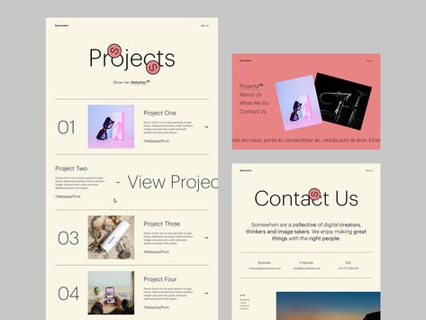 Projects Page Design, Visuell Identitet, World Of Possibilities, Portfolio Website Design, Portfolio Site, Portfolio Web Design, Portfolio Inspiration, Below The Surface, Web Layout Design