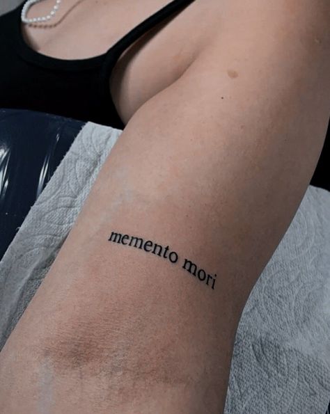 Tattoos For Scars, Me Vs Me Tattoo, Control Tattoo, Momento Mori Tattoo, Memento Mori Tattoo Ideas, Philosophy Tattoos, Remember Tattoo, Memento Mori Tattoo, First Tattoo Ideas