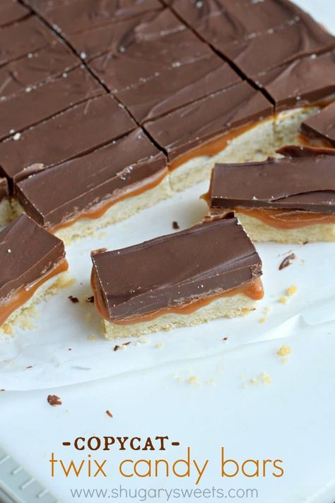 Homemade Twix Bars Recipe, Fantasy Bakery, Twix Recipe, Peppermint Patty Recipe, Homemade Twix Bars, Cannabutter Recipe, Candy Bar Recipe, Twix Bars, Fabulous Desserts