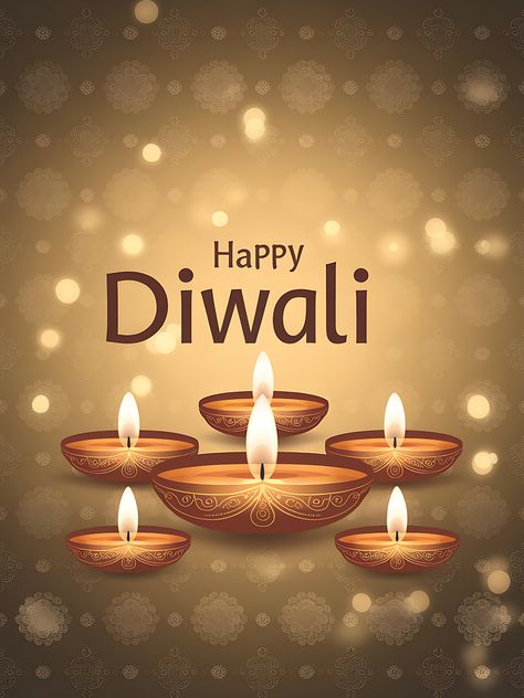 Free Minimalist Diwali Poster with ‘Happy Diwali’ Text Diya Background, Deepavali Greetings Cards, Happy Diwali Poster, Hindu Festival Of Lights, Happy Deepavali, Happy Diwali Wishes Images, Diwali Poster, Happy Diwali Wishes, Festive Background