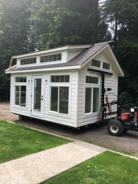 Shed Village, Tough Shed Guest House, Tiny Guest House Shed, Outdoor Studio Shed, Custom Sheds Ideas, Liveable Shed, Shed School House, Shed With Porch Ideas, Shed Add On Ideas