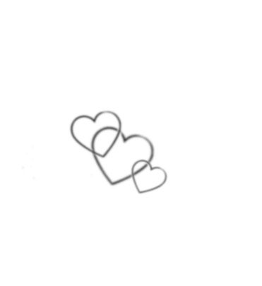 3 Hearts Connected Tattoo Ideas, Heart Cluster Tattoo, 3 Heart Tattoo, 3 Hearts Tattoo Ideas, Three Hearts Tattoo, Delicate Tatoos, 3 Hearts Tattoo, Heart Tattoo Ankle, V Tattoo