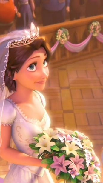 Live Disney Wallpaper, Disney Princess Videos, Rapunzel Short Hair, Rapunzel Video, Mode Indie, Rapunzel Wedding, Princess Videos, Rapunzel Disney, Rapunzel And Flynn