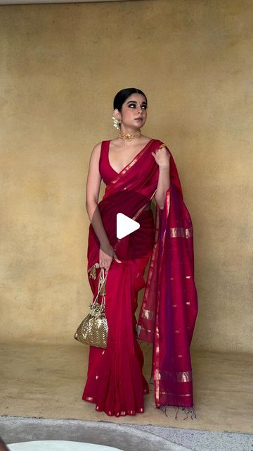 Mithila Palkar Saree, Mithila Palkar, Asian Wedding Dress, Photographer Pictures, January 3, Red Saree, Quick Outfits, Quince Dresses, Fancy Sarees