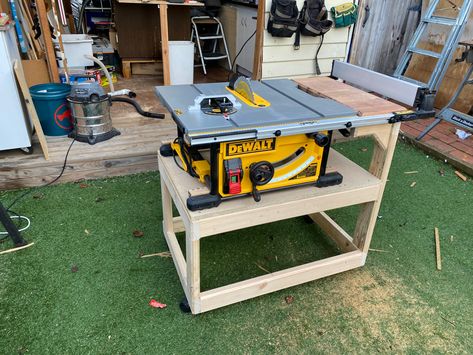 Dewalt Table Saw Bench, Dewalt Table Saw Workbench, Router Station, Table Saw Bench, Dewalt Table Saw, Paulk Workbench, Simple Workbench Plans, Table Saw Station, Woodworking Projects Table