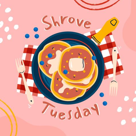 Pancake Tuesday, Shrove Tuesday, Pancake Day, Kawaii Illustration, Flat Illustration, Boho Wall Art, Boho Wall, Art Style, Graphic Resources