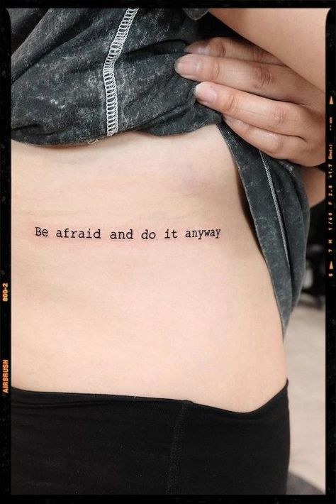 Quotes Tattoo Inspiration If You Stand For Nothing Quote Tattoo, Go Forward Tattoo, You Did It Tattoos, I Did It Tattoo Ideas, Take Chances Tattoo, Take Action Tattoo, Stay The Course Tattoo, Keep Pushing Tattoo, Do It Afraid Tattoo