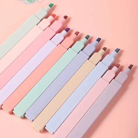 💖 Double Headed Highlighter Pens Aesthetic Stationary Supplies Pastel Highlighters Fluorescent Kawaii Colored Markers Pens School 💖 by Samag Shop At incredible price 🤑 Shop now 🛍️ at https://tinyurl.com/2jyq8art Aesthetic Stationary Supplies, Pens Aesthetic, Pastel Highlighters, Aesthetic Stationary, Pastel Pen, Colored Markers, Pastel Highlighter, Cute Stationary School Supplies, Stationary Supplies