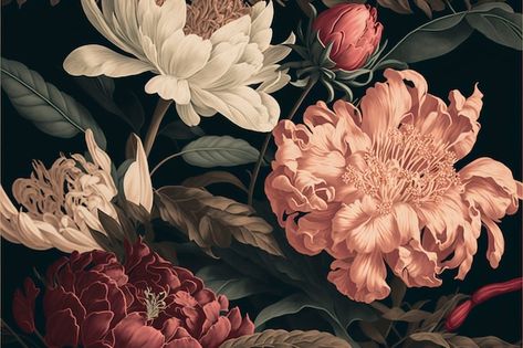 Peonies Desktop Wallpaper, Art Wallpaper Desktop, Flower Wallpaper Desktop, Flores Wallpaper, Floral Wallpaper Desktop, Photo Bouquet, Fancy Flowers, Peony Wallpaper, Desktop Wallpaper Art