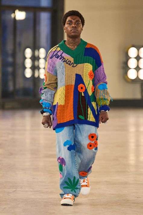 Coogi Sweater, Luxury Menswear, Kodak Black, Street Fashion Men Streetwear, Mens Luxury Fashion, Streetwear Men Outfits, High Fashion Street Style, Mode Inspiration, Crochet Fashion