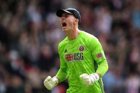 Dean Henderson in Sheffield United Dean Henderson, Sheffield United, Old Trafford, Man United, Big Men, Sheffield, Manchester United, Premier League, Dean