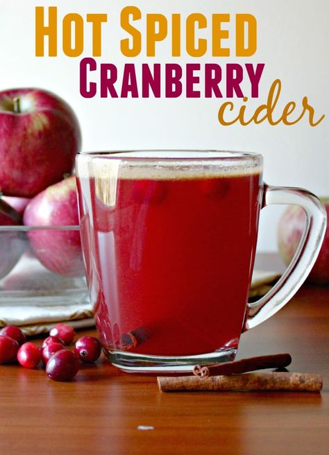 Easy Hot Spiced Cranberry Cider Recipe Cranberry Cider Recipe, Cranberry Apple Cider, Fun Beverages, Cranberry Cider, Apple Cider Recipe, Party Drinks Alcohol, Cranberry Apple, Cider Recipe, Hot Cider