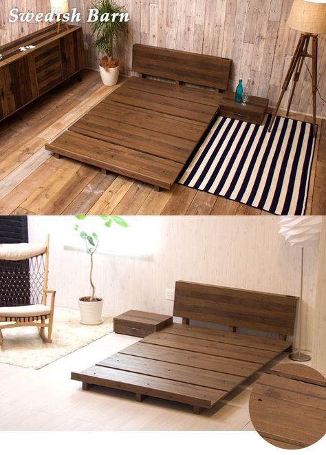 Minimalist Bed, Bed Frame Design, Wooden Bed Design, Simple Bed, House Furniture Design, Bedroom Bed Design, Bed Furniture Design, Diy Home Furniture, Bedroom Furniture Design